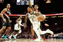 portland trail blazers vs milwaukee bucks match player stats
