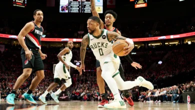 portland trail blazers vs milwaukee bucks match player stats
