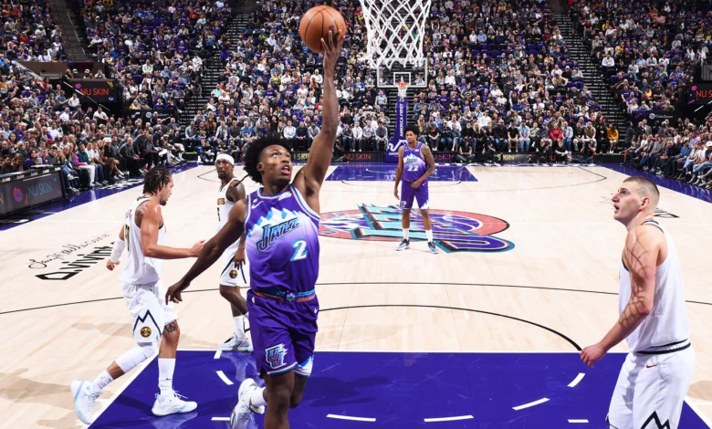 denver nuggets vs utah jazz match player stats